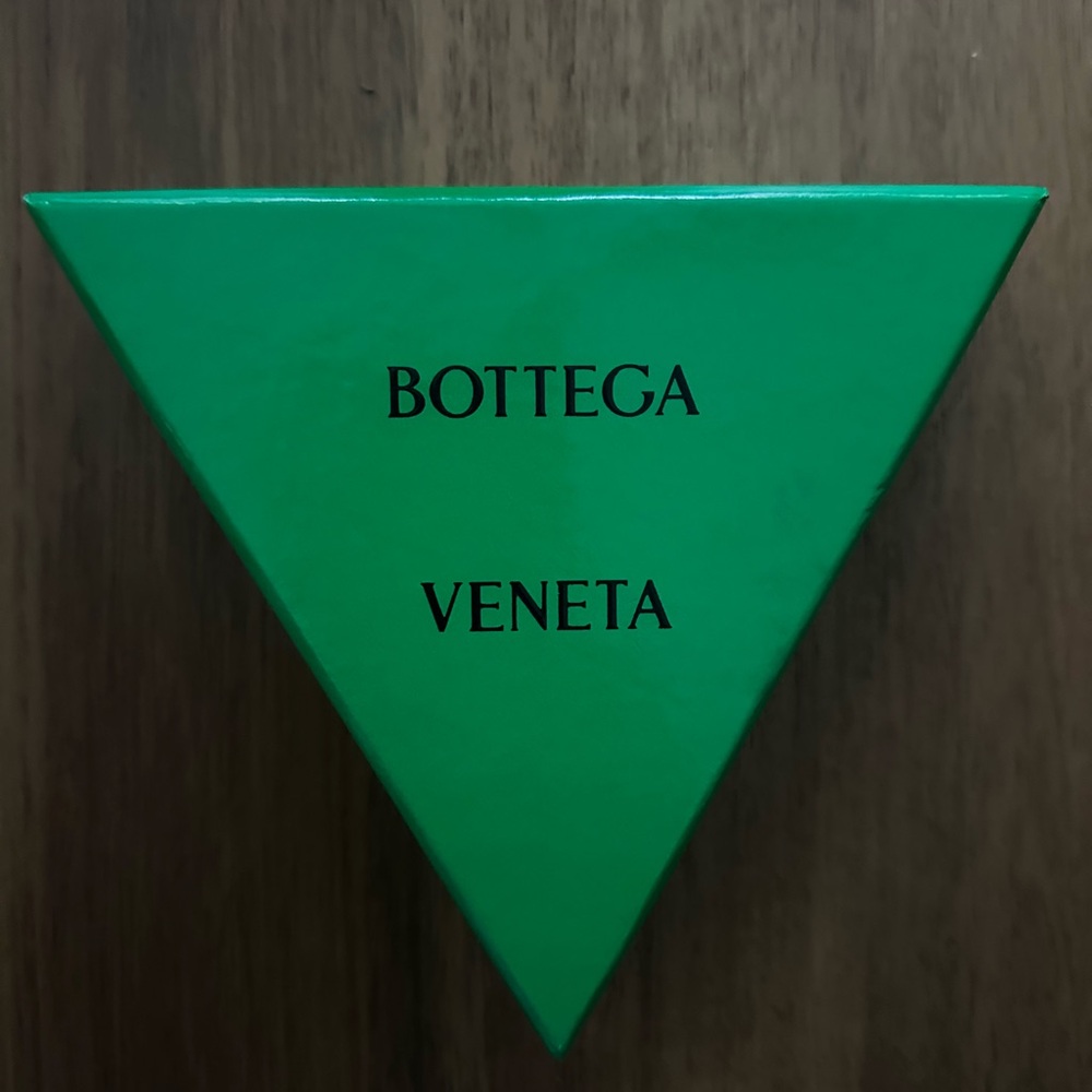 Bottega Veneta White Triangle Box
